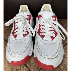 Duca Del Cosma 20th Anniversary Alanah Italian Golf Shoes Size 8.5 Red White